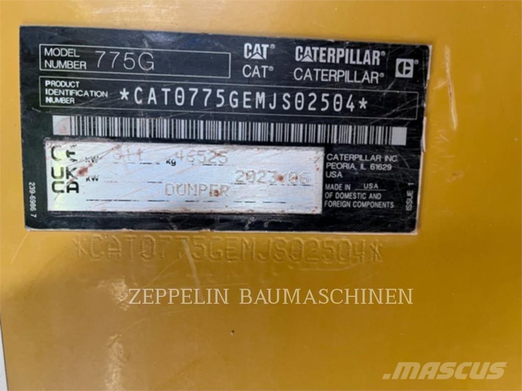 CAT 775G Wozidła przegubowe