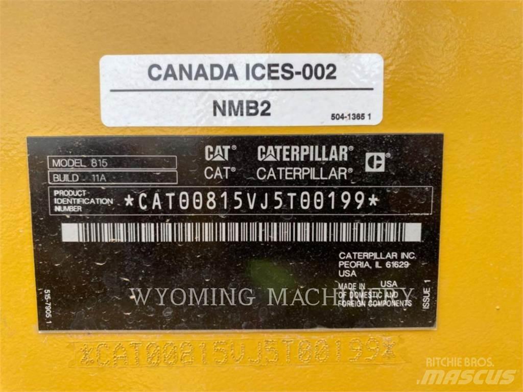 CAT 815 Zagęszczarki gruntu