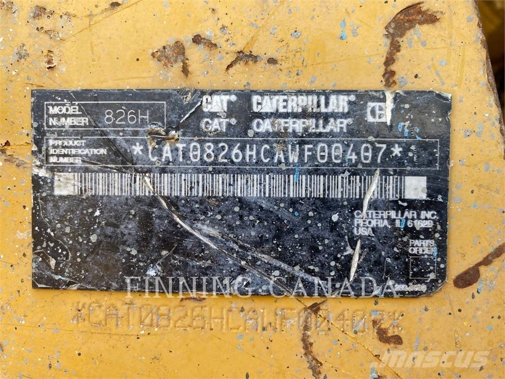 CAT 826H Zagęszczarki gruntu