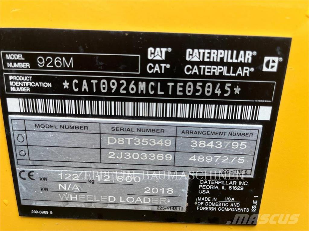 CAT 926M Ładowarki kołowe
