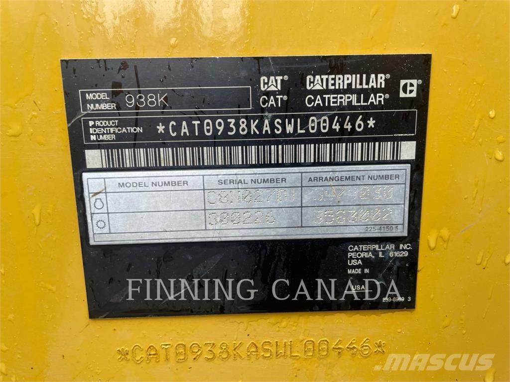 CAT 938K Ładowarki kołowe
