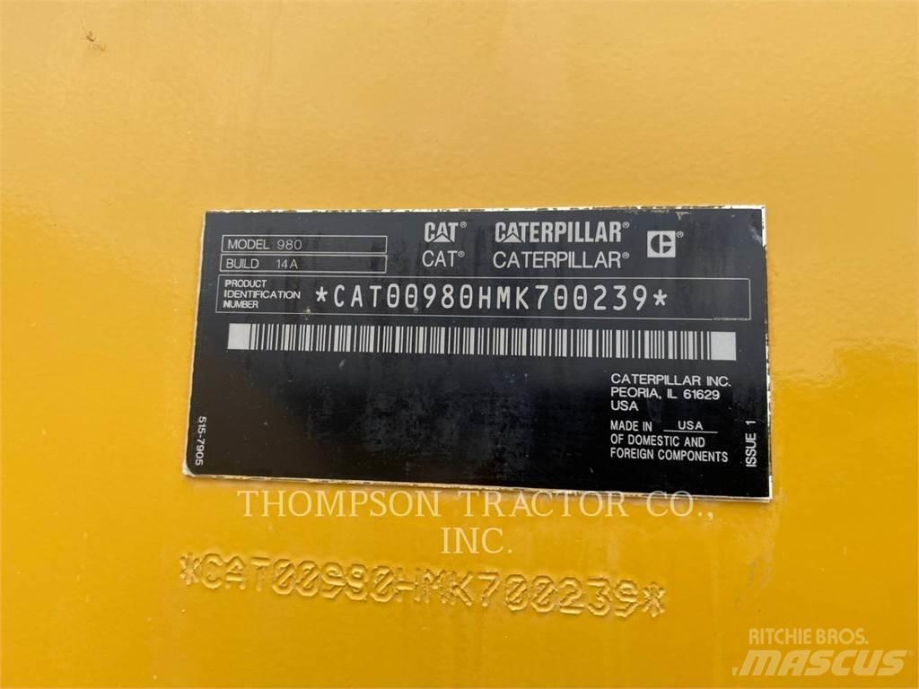 CAT 980 Ładowarki kołowe