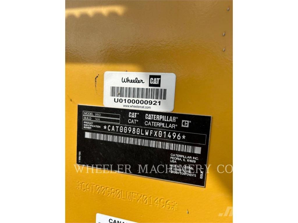 CAT 980 Ładowarki kołowe