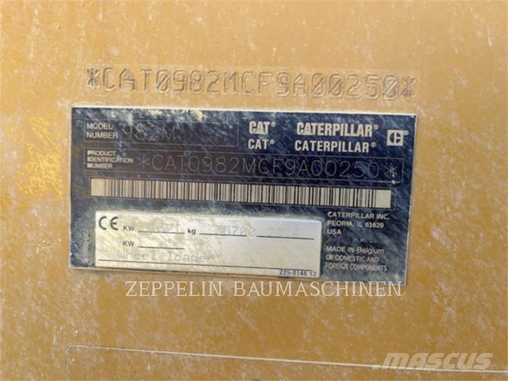 CAT 982M Ładowarki kołowe