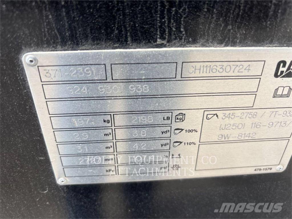 CAT BK38V38GP Ładowarki kołowe