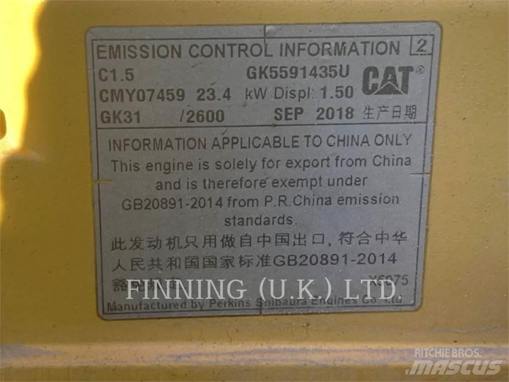 CAT CB2.7 Zagęszczarki gruntu