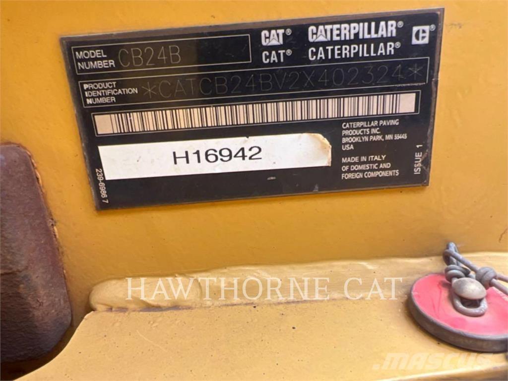 CAT CB24B Zagęszczarki gruntu