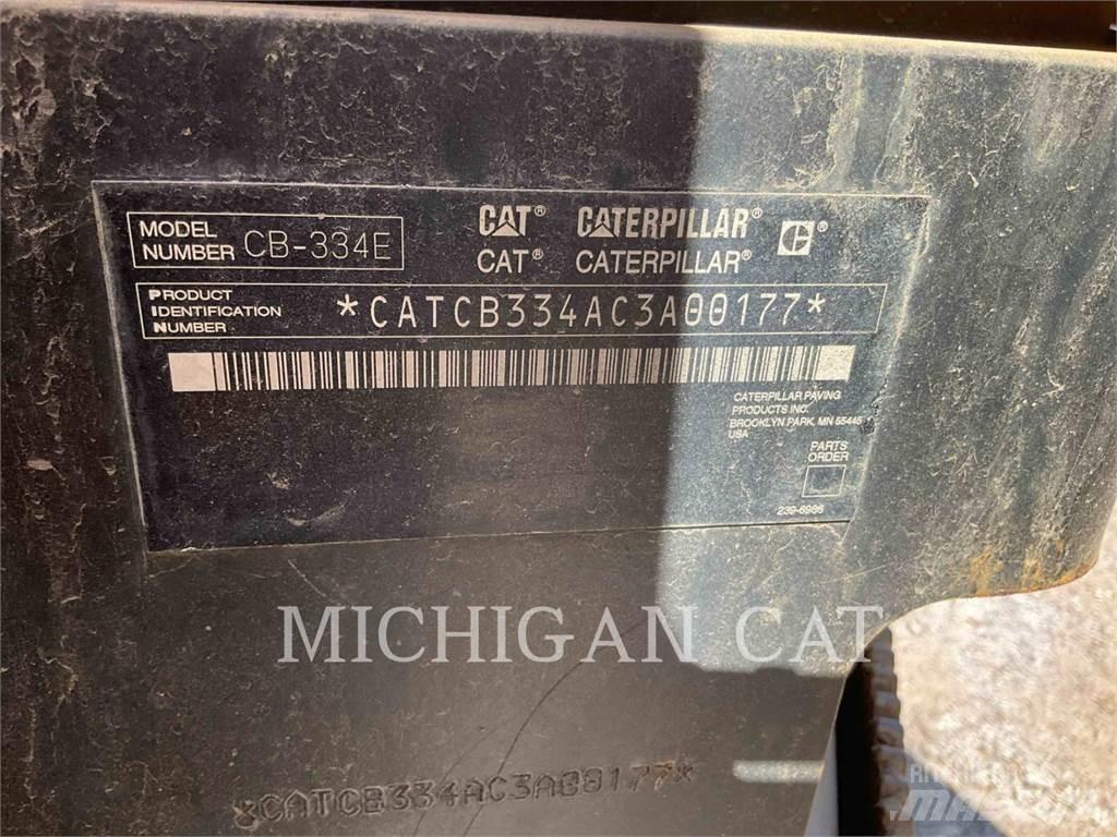CAT CB334E Walce jednobębnowe