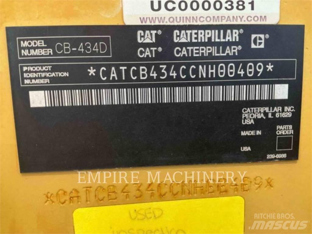 CAT CB434D Walce dwubębnowe