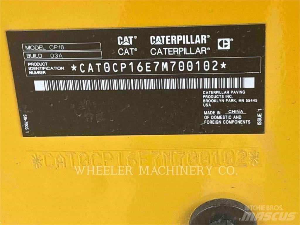 CAT CP16 Walce jednobębnowe