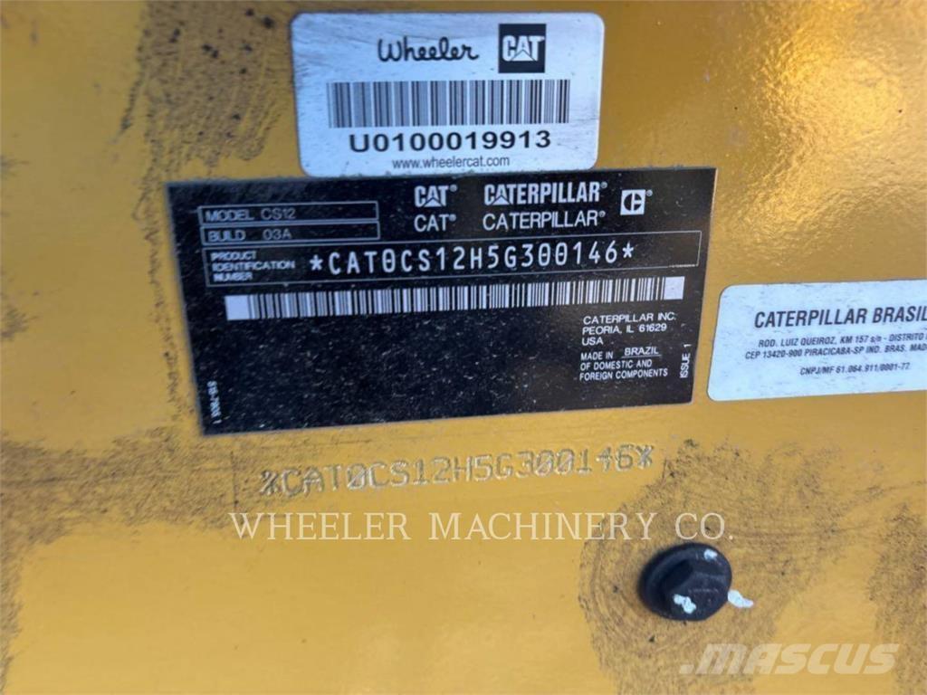 CAT CS12 Walce jednobębnowe