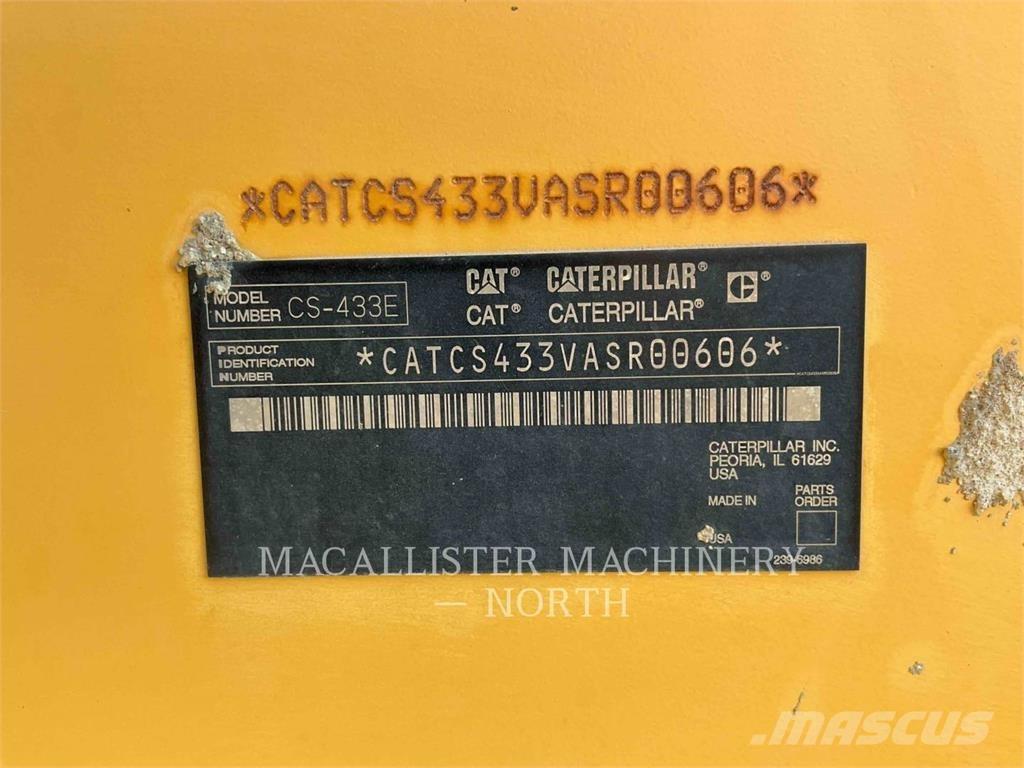 CAT CS433E Walce jednobębnowe