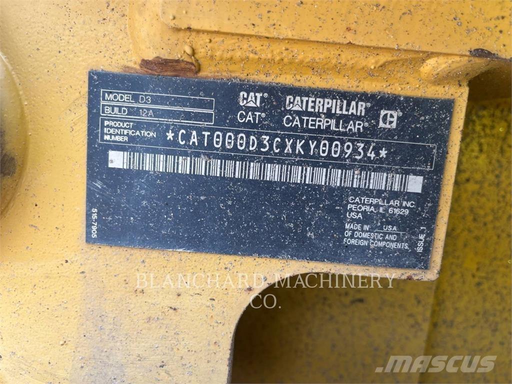 CAT D3 LGP Spycharki gąsienicowe