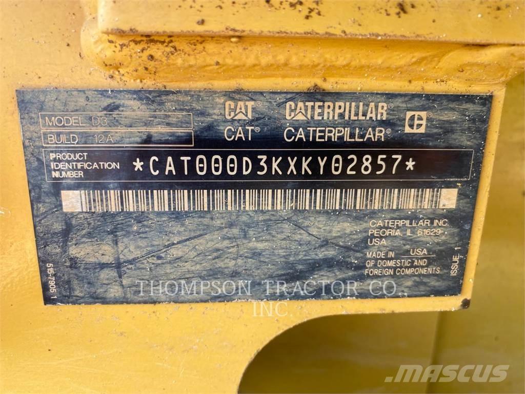 CAT D3LGP Spycharki gąsienicowe