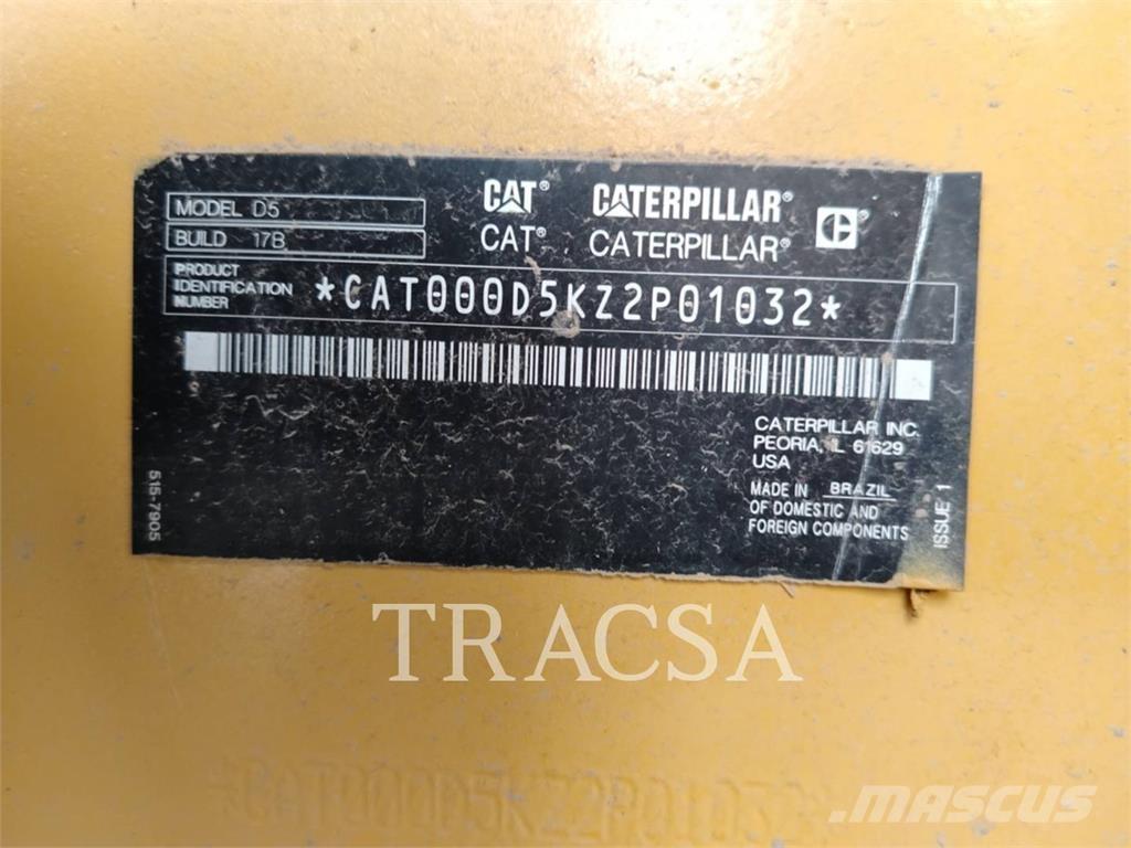 CAT D5 Spycharki gąsienicowe