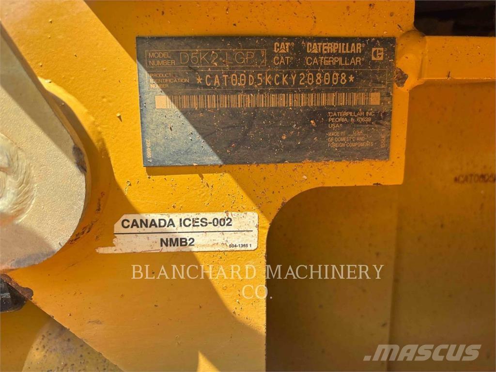 CAT D5K2 LGP Spycharki gąsienicowe