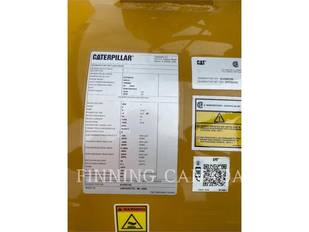 CAT G 3512 Agregaty prądotwórcze Diesla