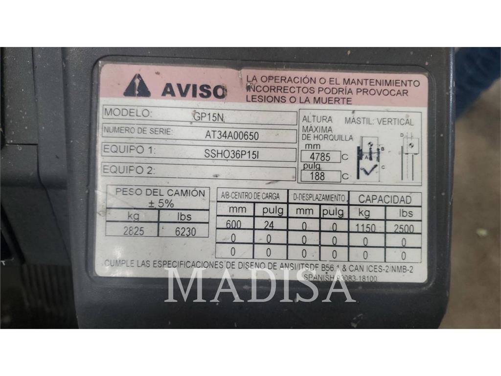 CAT GP15N5-LE Wózki LPG