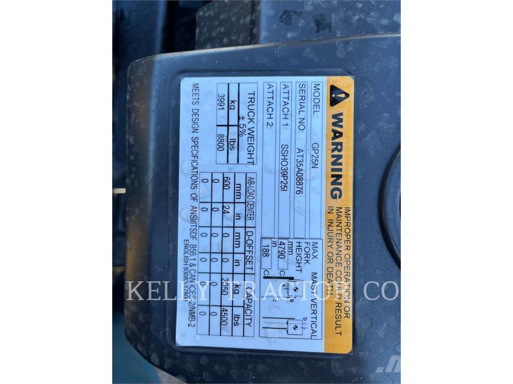 CAT GP25N Wózki widłowe inne