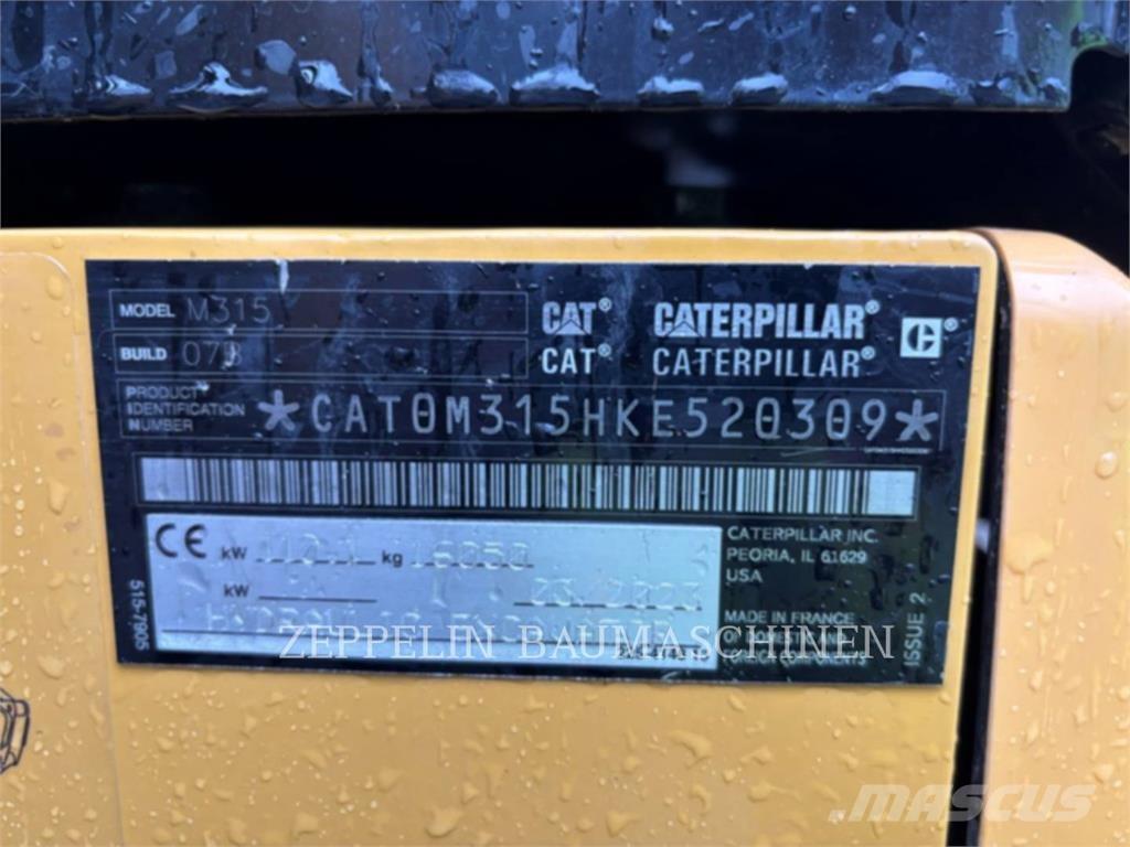 CAT M315-07A Koparki kołowe