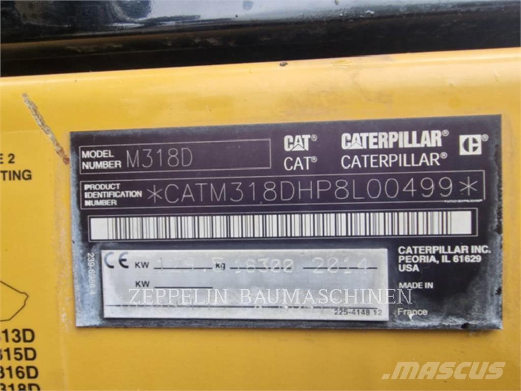 CAT M318D Koparki kołowe