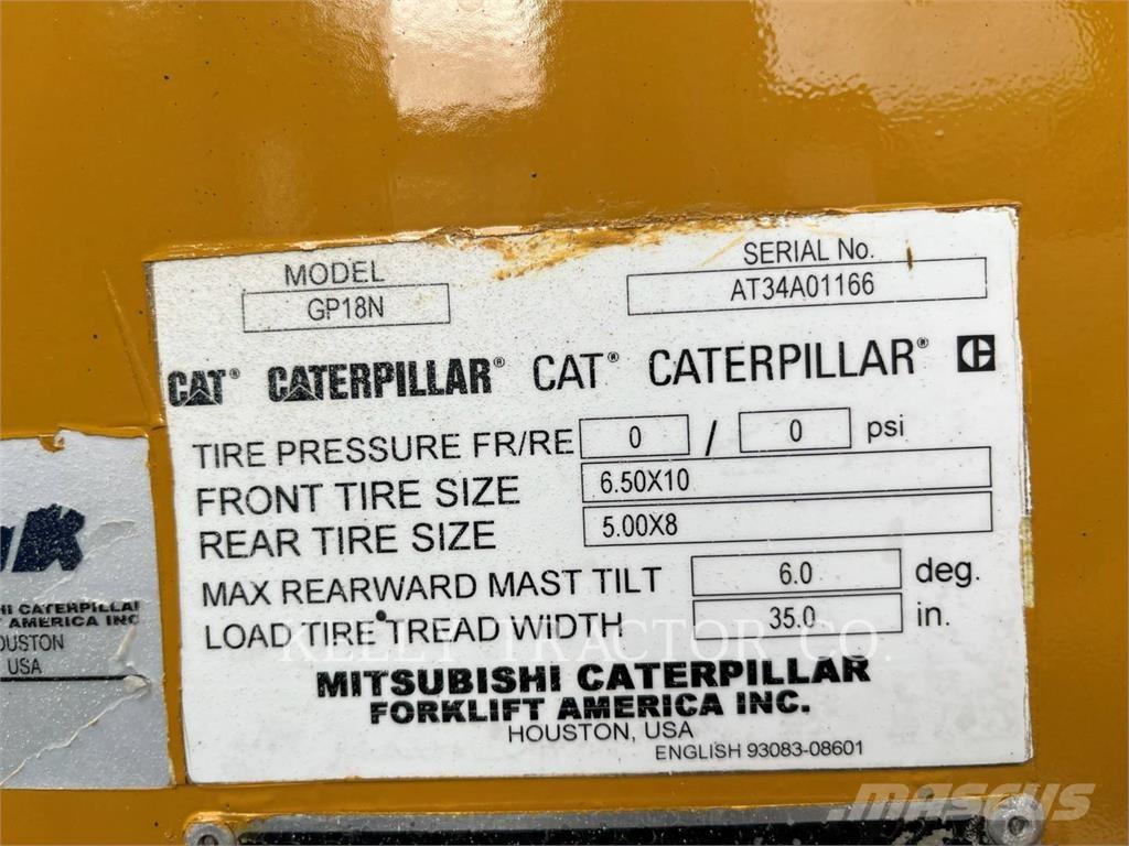 CAT MCFGP18N5 Wózki LPG