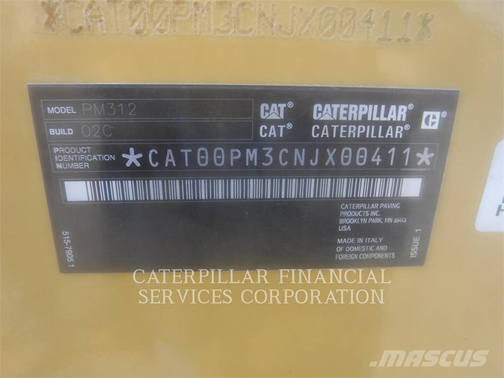 CAT PM312-02 Frezarki do asfaltu