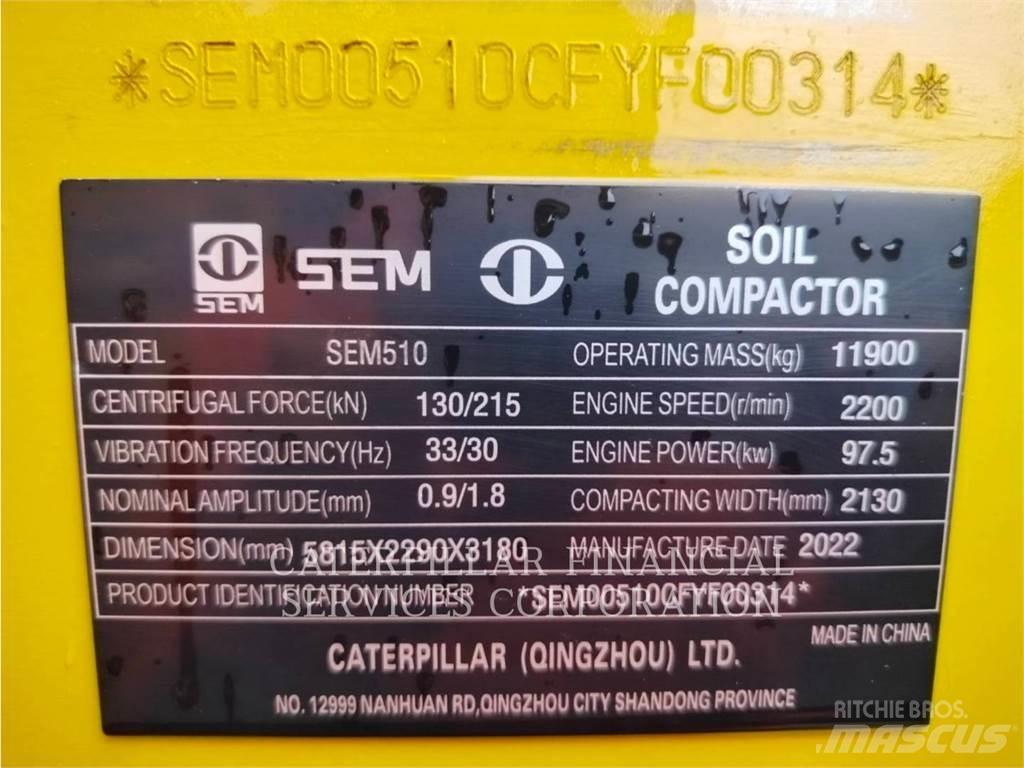 CAT SEM510 Walce jednobębnowe