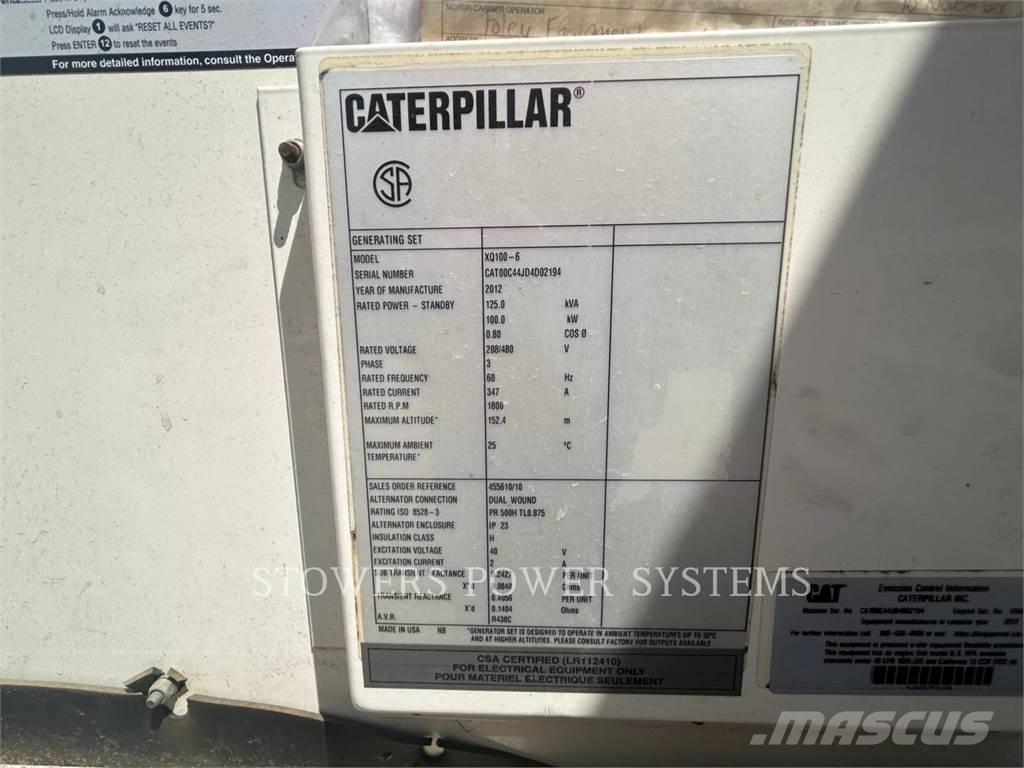CAT XQ100 Agregaty prądotwórcze inne
