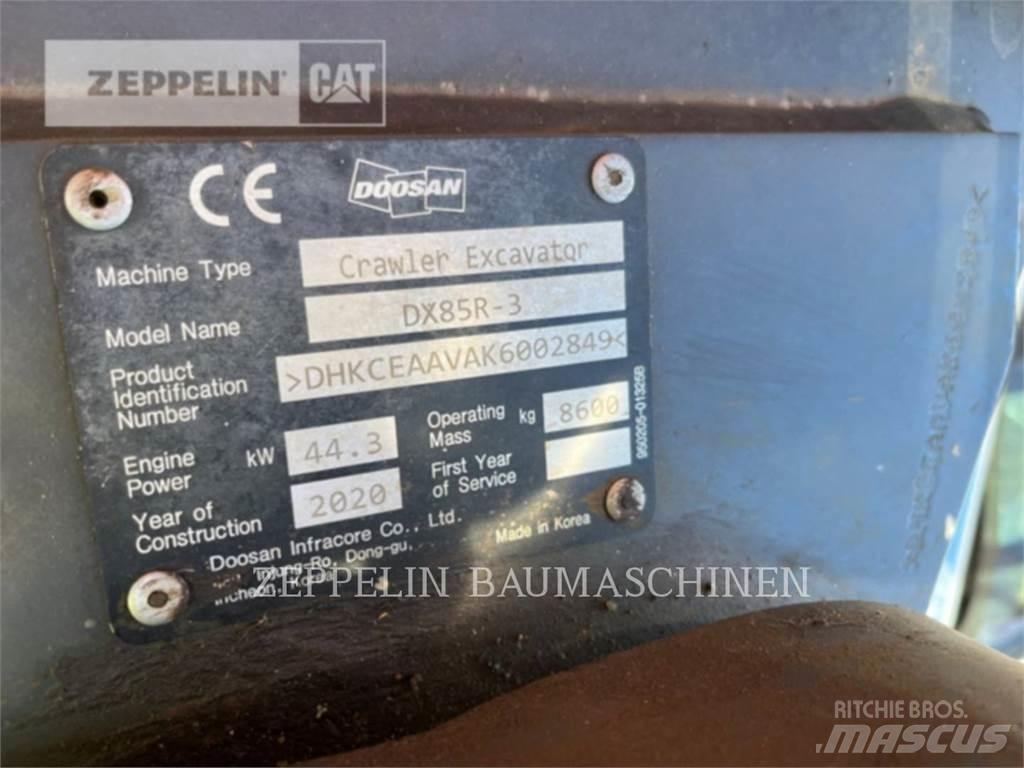 Doosan DX85R-3 Koparki gąsienicowe