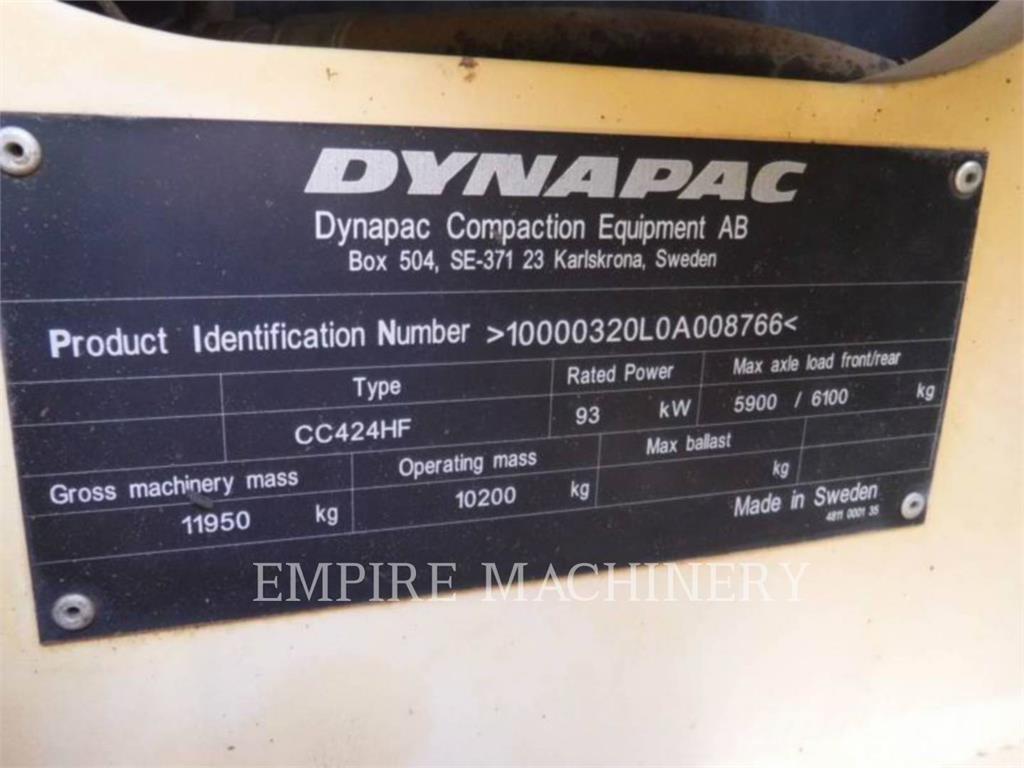 Dynapac CC424HF Walce dwubębnowe
