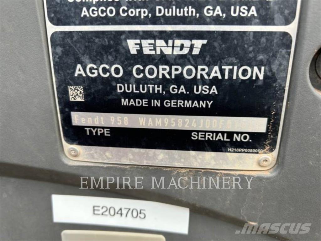 Fendt FT933G6 Ciągniki rolnicze