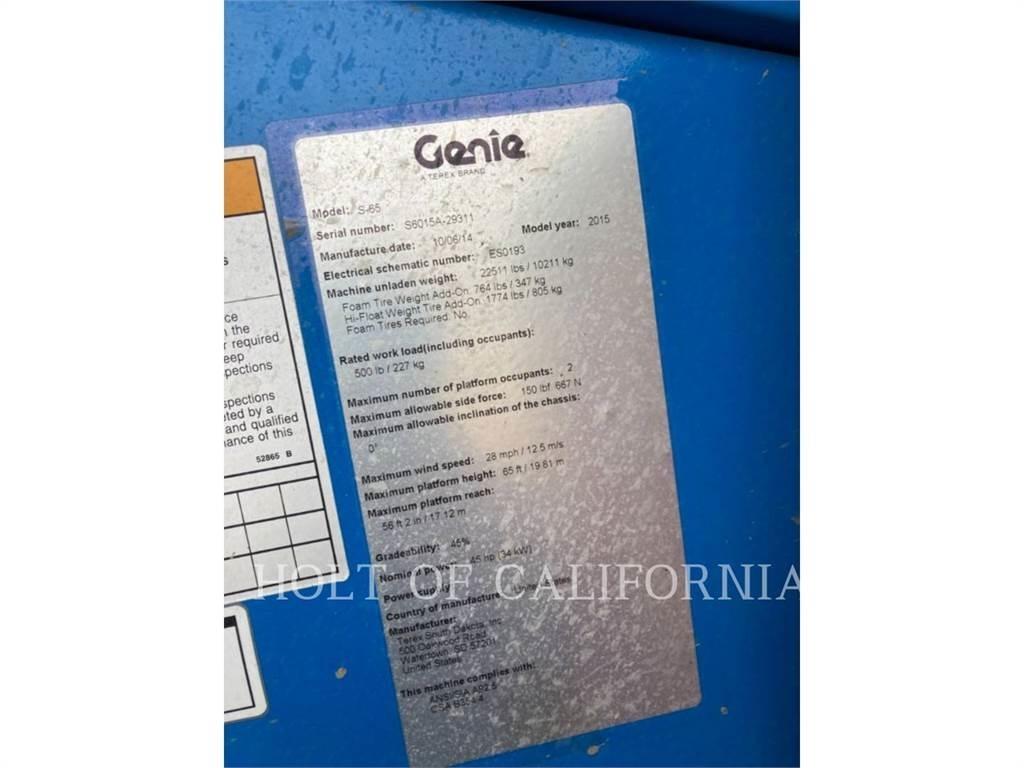 Genie BOOM S65 Podnośniki przegubowe