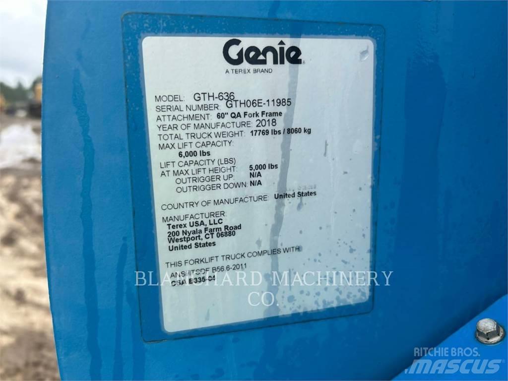 Genie GTH-636 Ładowarki teleskopowe