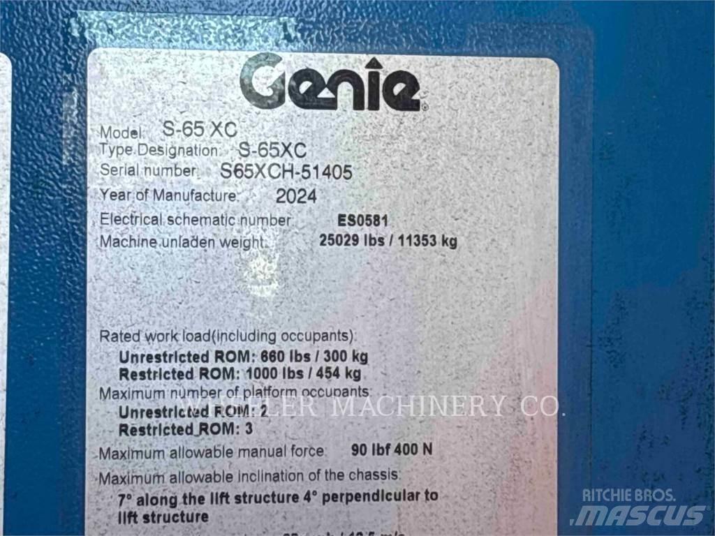 Genie S65XC Podnośniki przegubowe