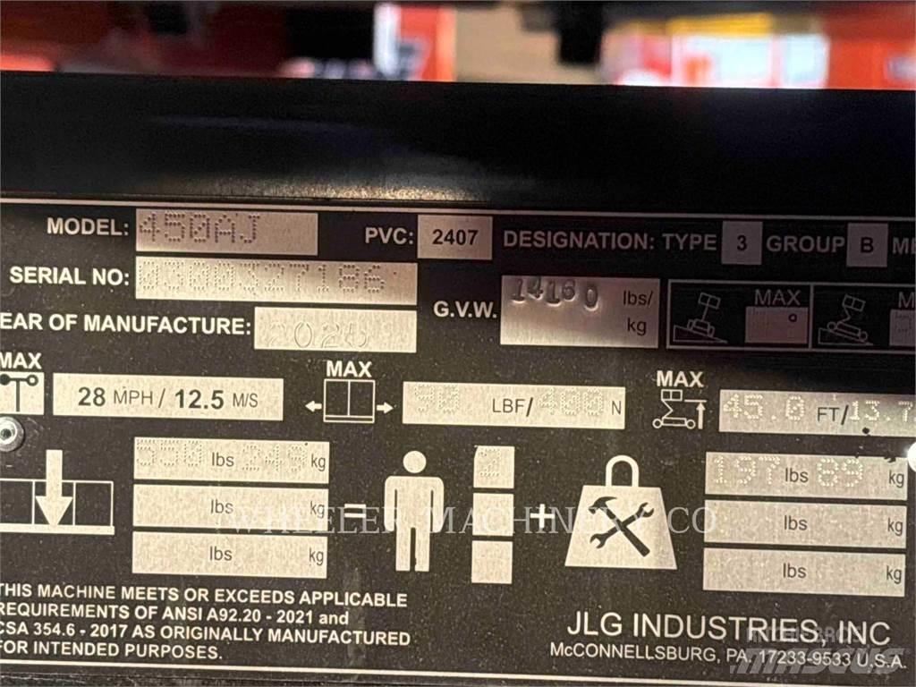 JLG 450AJ Podnośniki przegubowe