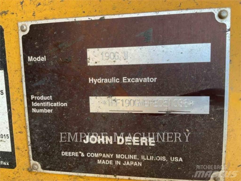 John Deere 190G Koparki gąsienicowe