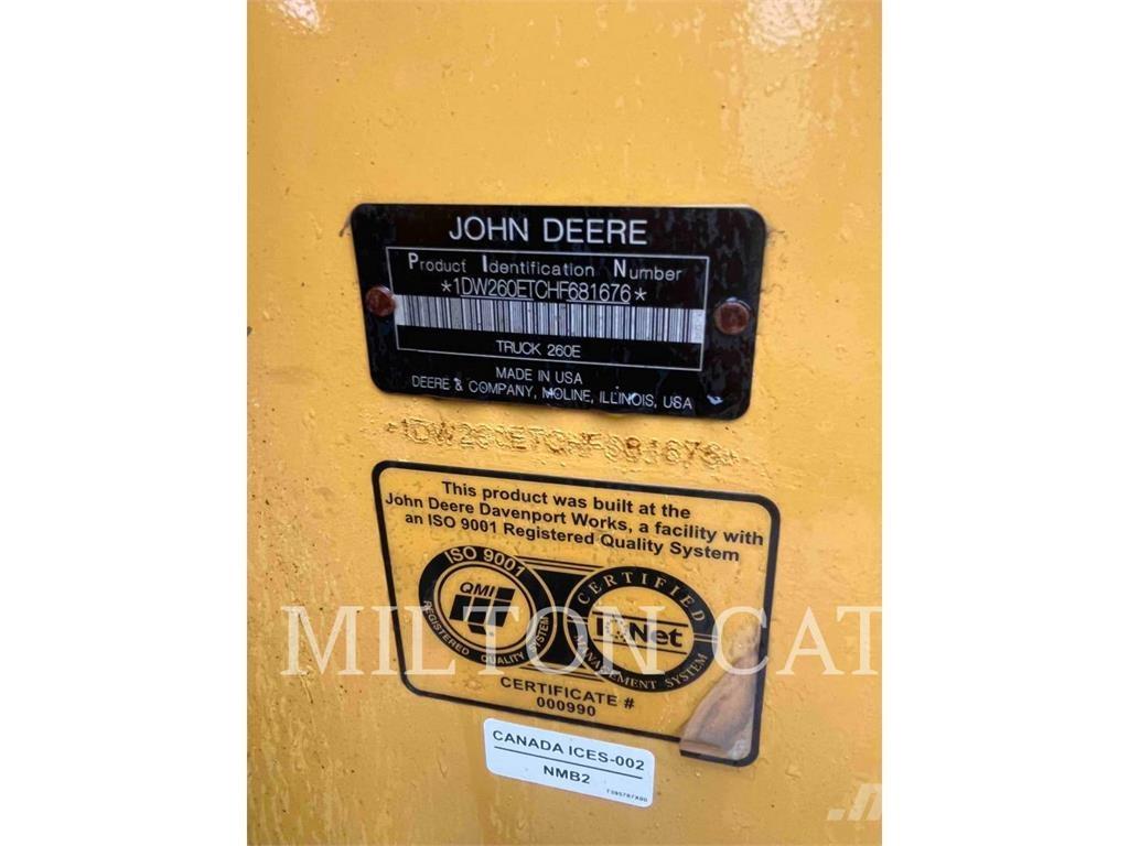 John Deere 260E Wozidła przegubowe