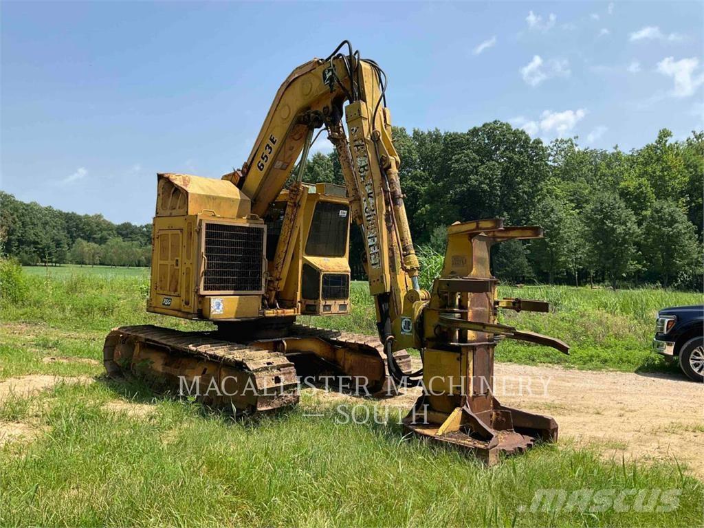 John Deere 653E Harwestery gąsienicowe