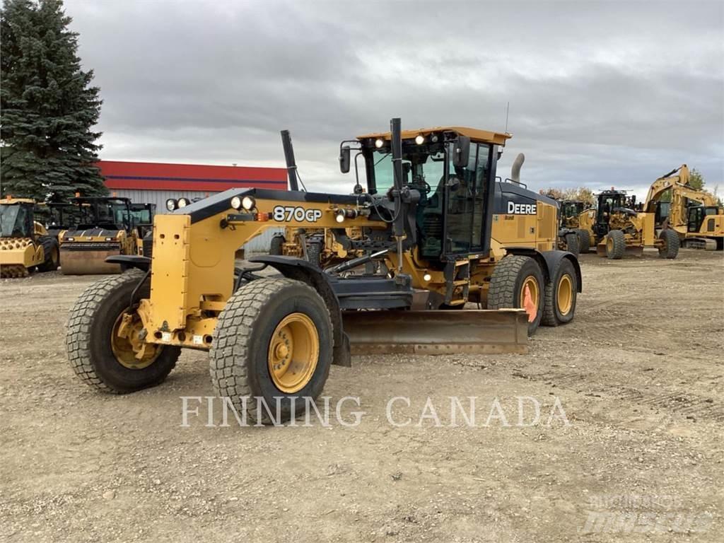 John Deere 870G Równiarki