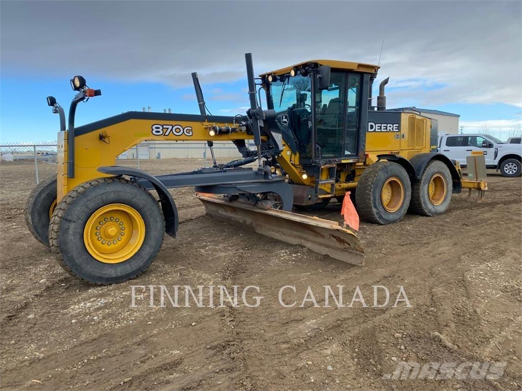 John Deere 870G Równiarki