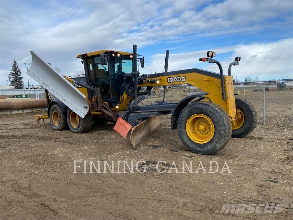 John Deere 870G Równiarki