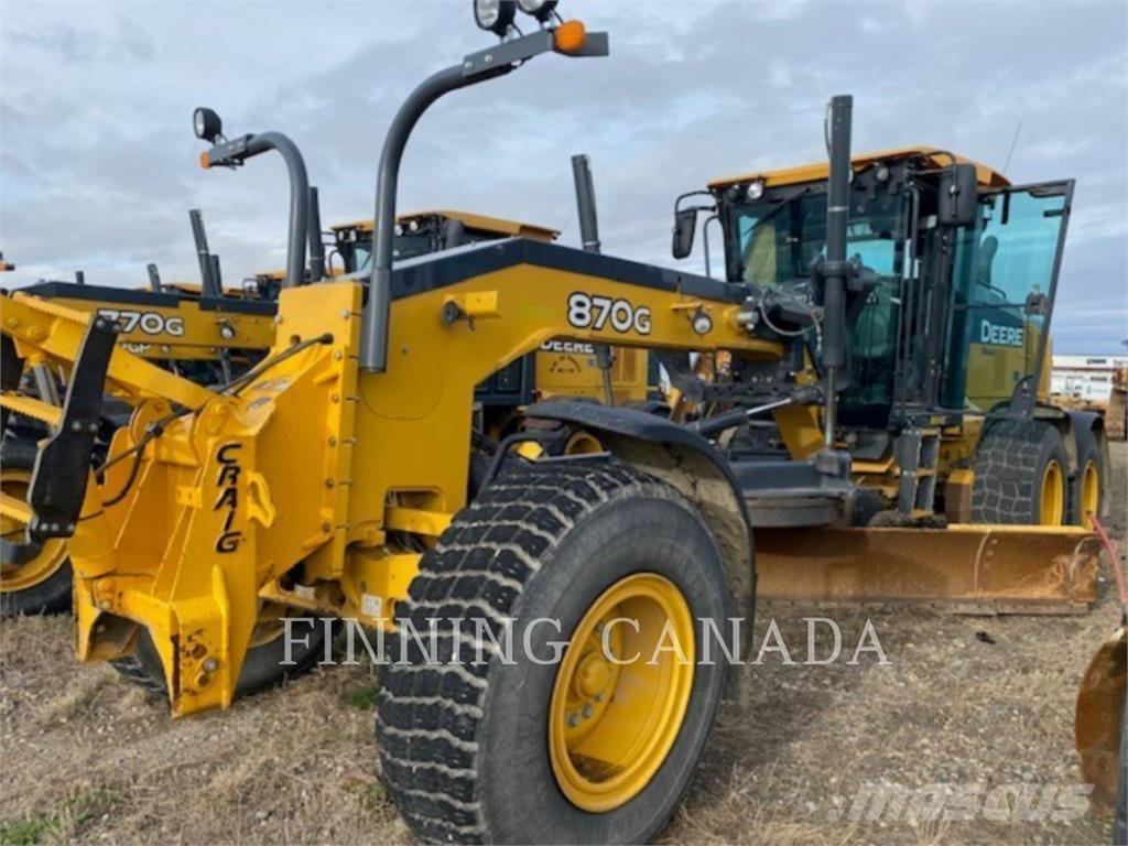 John Deere 870G Równiarki