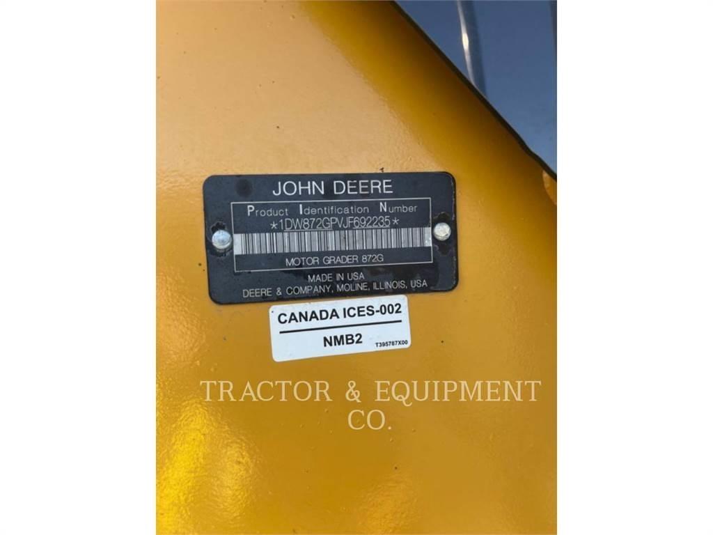 John Deere 872GP Równiarki