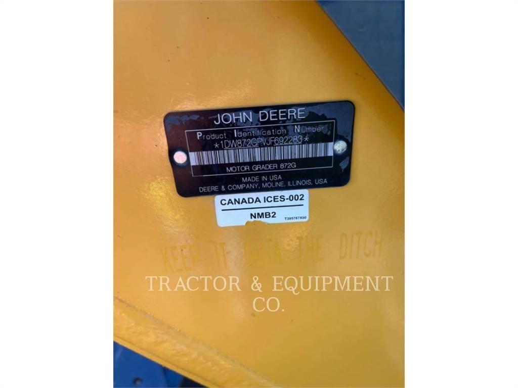 John Deere 872GP Równiarki
