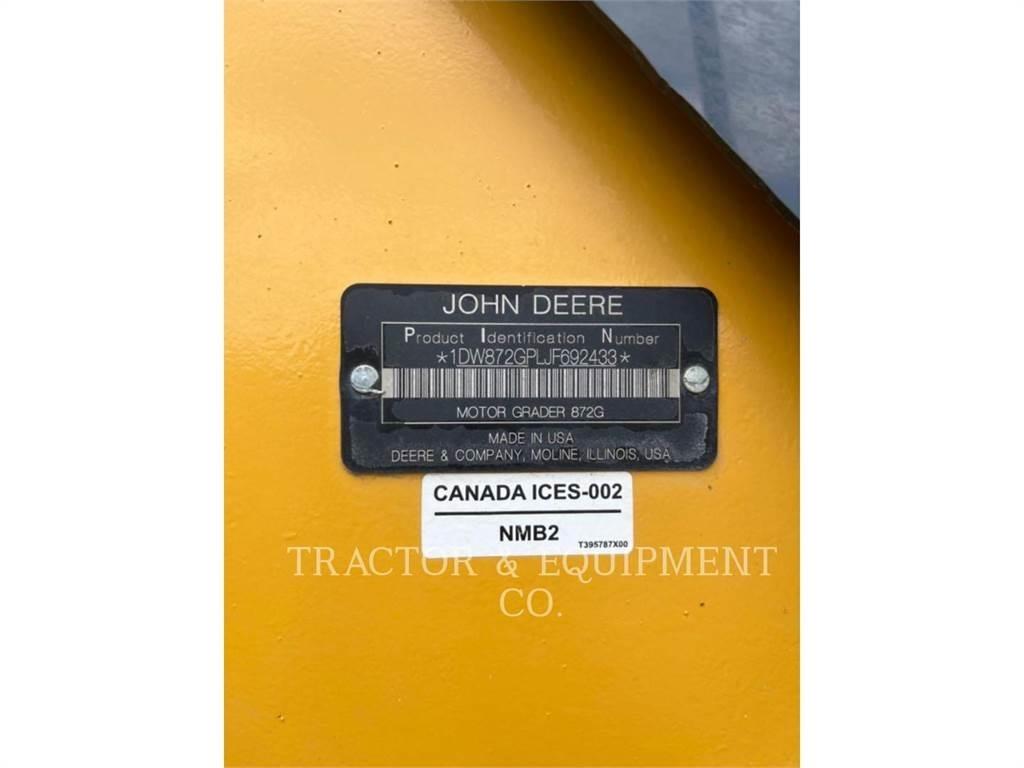 John Deere 872GP Równiarki