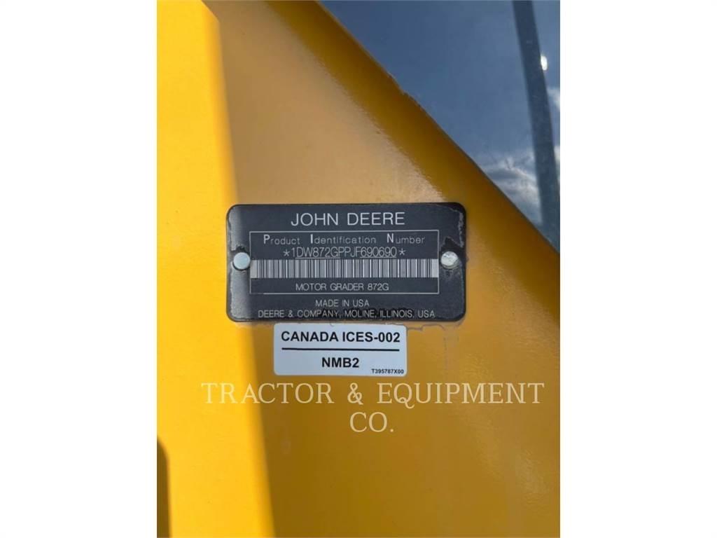 John Deere 872GP Równiarki
