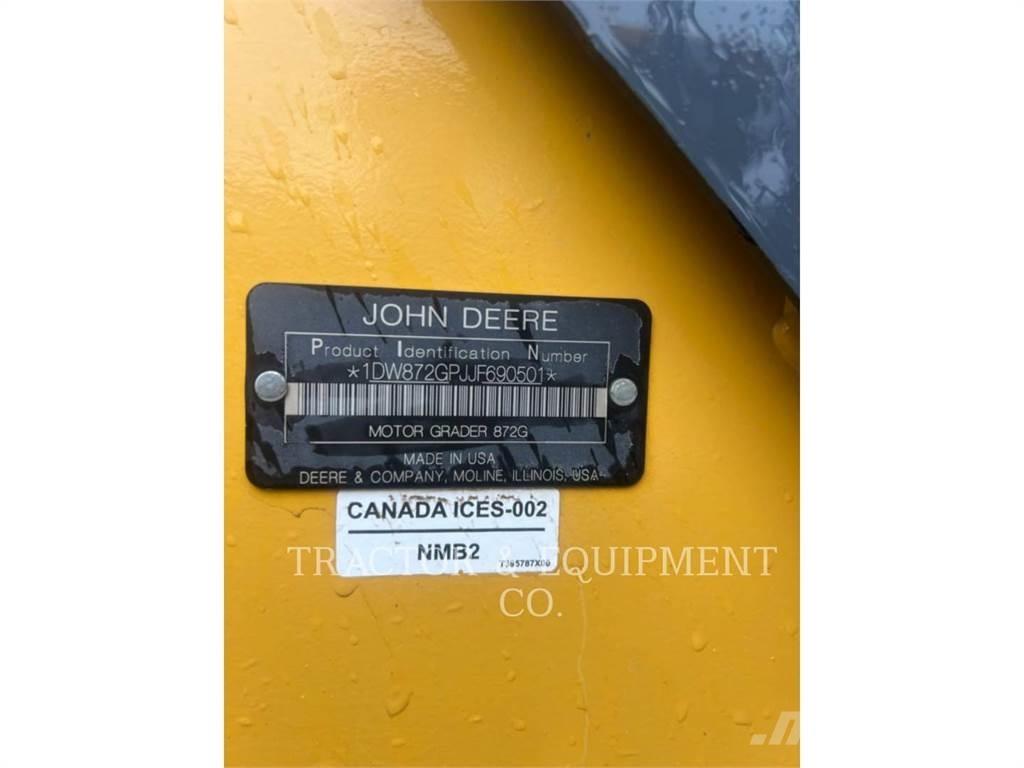 John Deere 872GP Równiarki