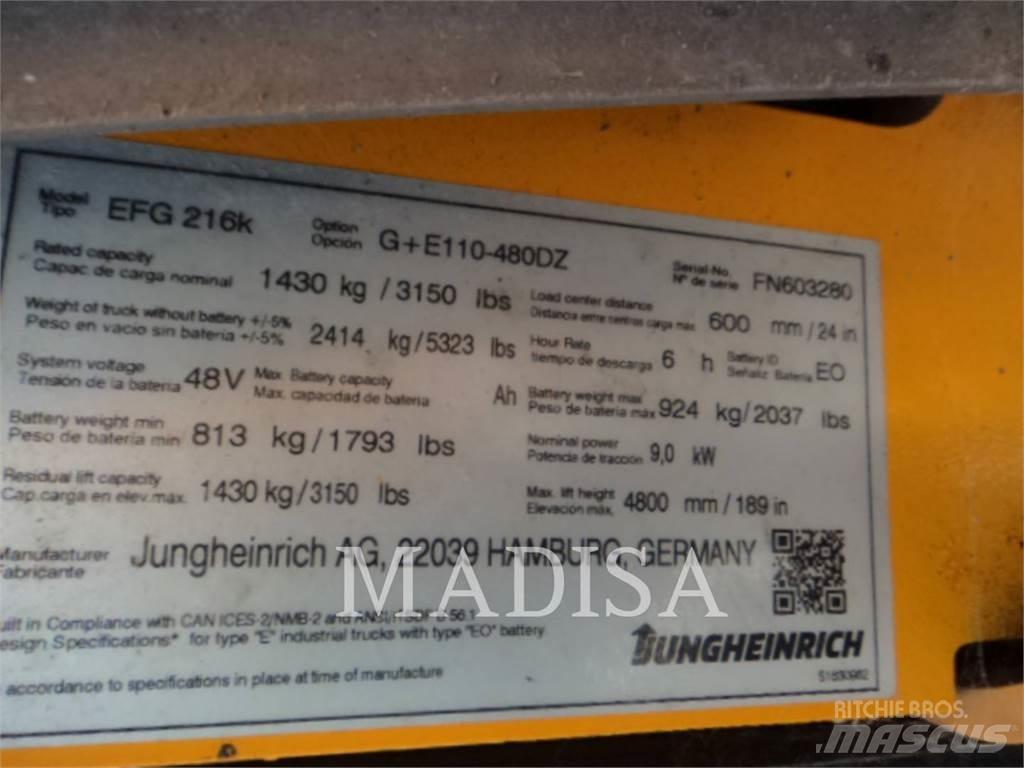 Jungheinrich EFG216K Wózki widłowe inne