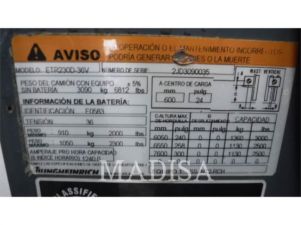 Jungheinrich ETR230D Wózki elektryczne